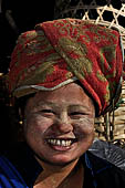 Inle Lake Myanmar. The market of the village of Nampan on the eastern lakeshore.